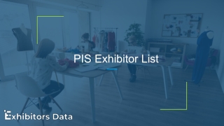 PIS Exhibitor List