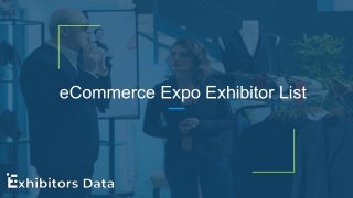 eCommerce Expo Exhibitor List