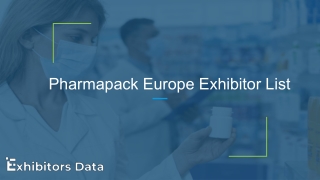 Pharmapack Europe Exhibitor List