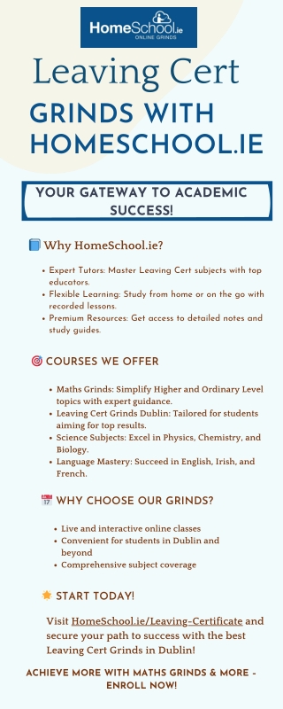 Leaving Cert Grinds with HomeSchool.ie