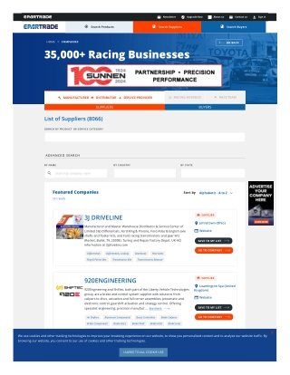 Racing Parts Suppliers