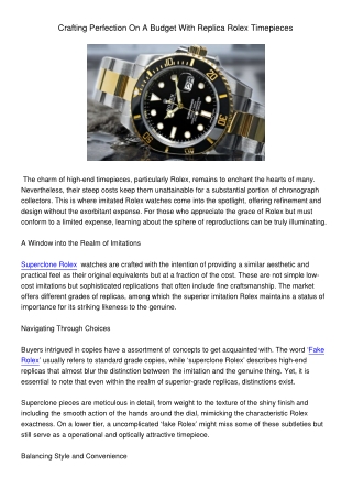 CraftingPerfectionOnABudgetWithReplicaRolexTimepieces744