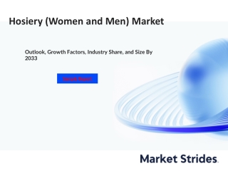 Hosiery (Women and Men) Market Insights and Forecast 2023-2033