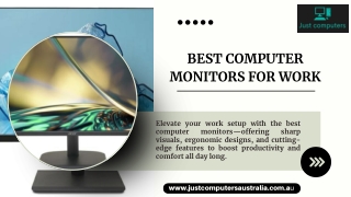 Best Computer Monitors for Work
