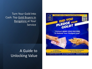 Selling pledged Gold in Bangalore