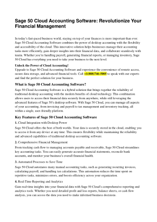 Sage 50 Accounting Software - Simplify Business Finances