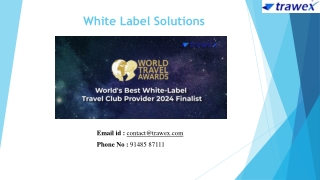 White Label Solutions
