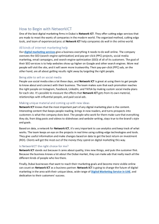 digital marketing services