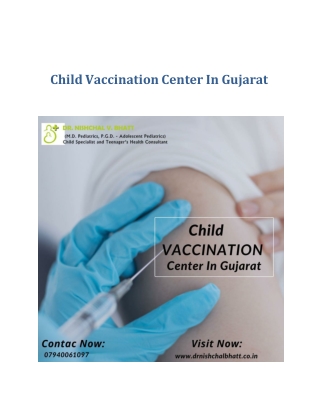Child Vaccination Center In Gujarat (1)