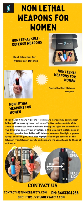 Non Lethal Weapons for Women