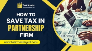 How to Save Tax in Partnership Firms