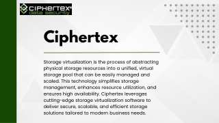 Storage Virtualization Software - Management Your Data For Future