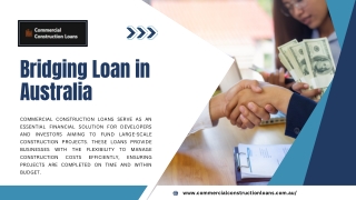 How Bridging Loan in Australia Can Propel Your Construction Projects