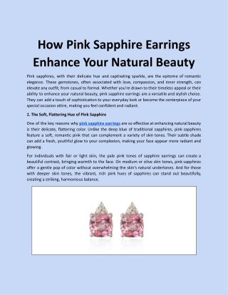 How Pink Sapphire Earrings Enhance Your Natural Beauty.docx