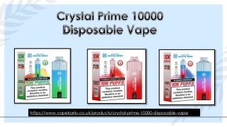 Crystal Prime 10000 Disposable Vape