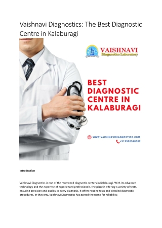 Vaishnavi Diagnostics