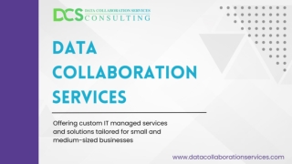 Data Collaboration Services: Empowering Businesses with Tailored IT Solutions