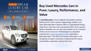 Buy Used Mercedes In Pune