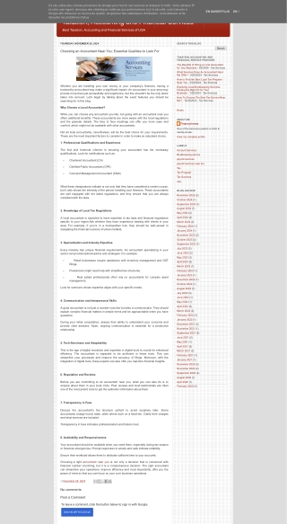 Choosing an Accountant Near You Essential Qualities to Look For