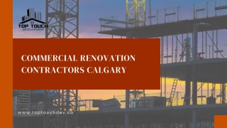 Commercial Renovation Contractors Calgary
