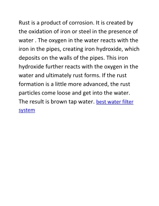 Best shower filter for hair