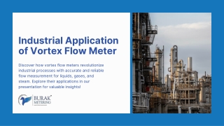 Industrial Application of Vortex Flow Meter