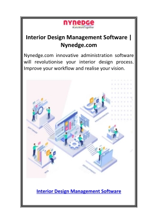 Interior Design Management Software  Nynedge.com