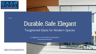 Toughened Glass for Commercial & Residential Buildings - Gaap Tuff