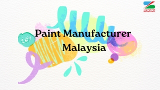Paint Manufacturer  Malaysia