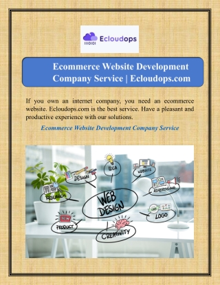 Ecommerce Website Development Company Service | Ecloudops.com