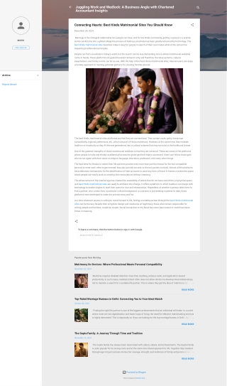 Connecting Hearts: Best Hindu Matrimonial Sites You Should Know