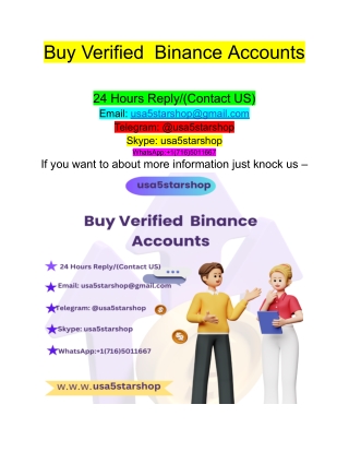Buy Verified  Binance Accounts