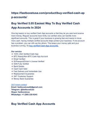 Which Is the Best Place to Buy Verified Cash App Accounts?