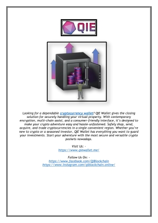 Secure Cryptocurrency Wallet | QIE Wallet