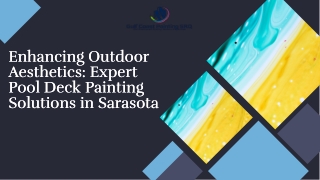 Pool deck painting Sarasota