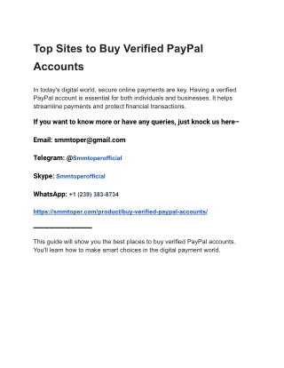 Top Sites to Buy Verified PayPal Accounts (1)