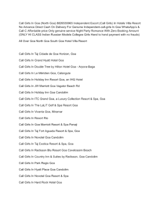 8826555965 Direct Cash On Delivery No Any Advance In Hand Payment Girl