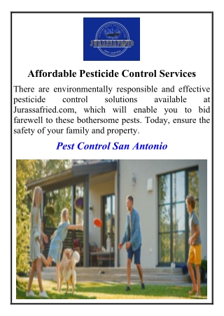 Affordable Pesticide Control Services