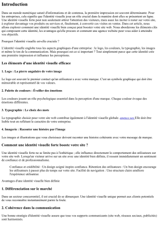 Comment une identité visuelle forte booste votre site ?