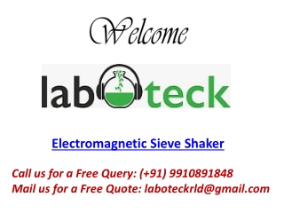 Electromagnetic Sieve Shaker