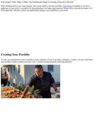 Understanding the Significance of a Collection