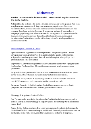 Beste Niche Parfums voor Mannen 2024