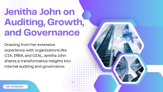Jenitha John on Auditing, Growth, and Governance