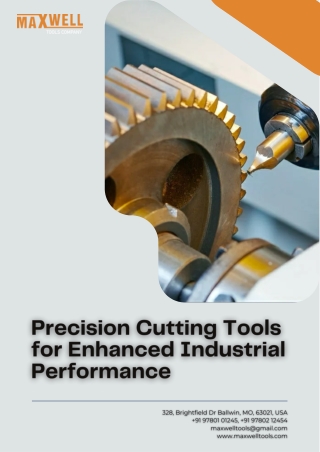 Precision Cutting Tools for Enhanced Industrial Performance