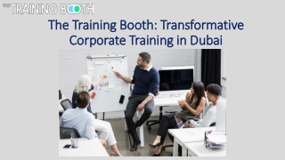The Training Booth Transformative Corporate Training in Dubai