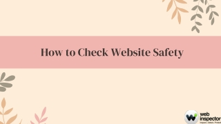 How to Check Website Safety