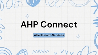 AHP Connect