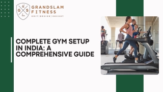 Complete Gym Setup in India A Comprehensive Guide