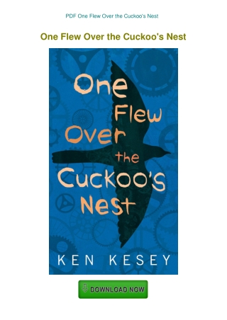 PDF One Flew Over the Cuckoo's Nest