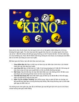 Cách Chơi Keno Tại 88Bet 199_ Mẹo Và Thủ Thuật Để Thắng Lớn